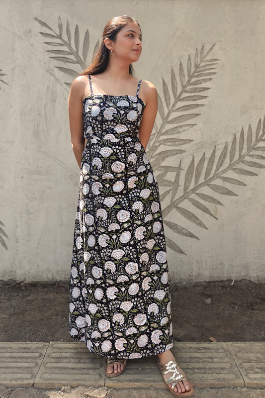 Peony Cut-out Maxi